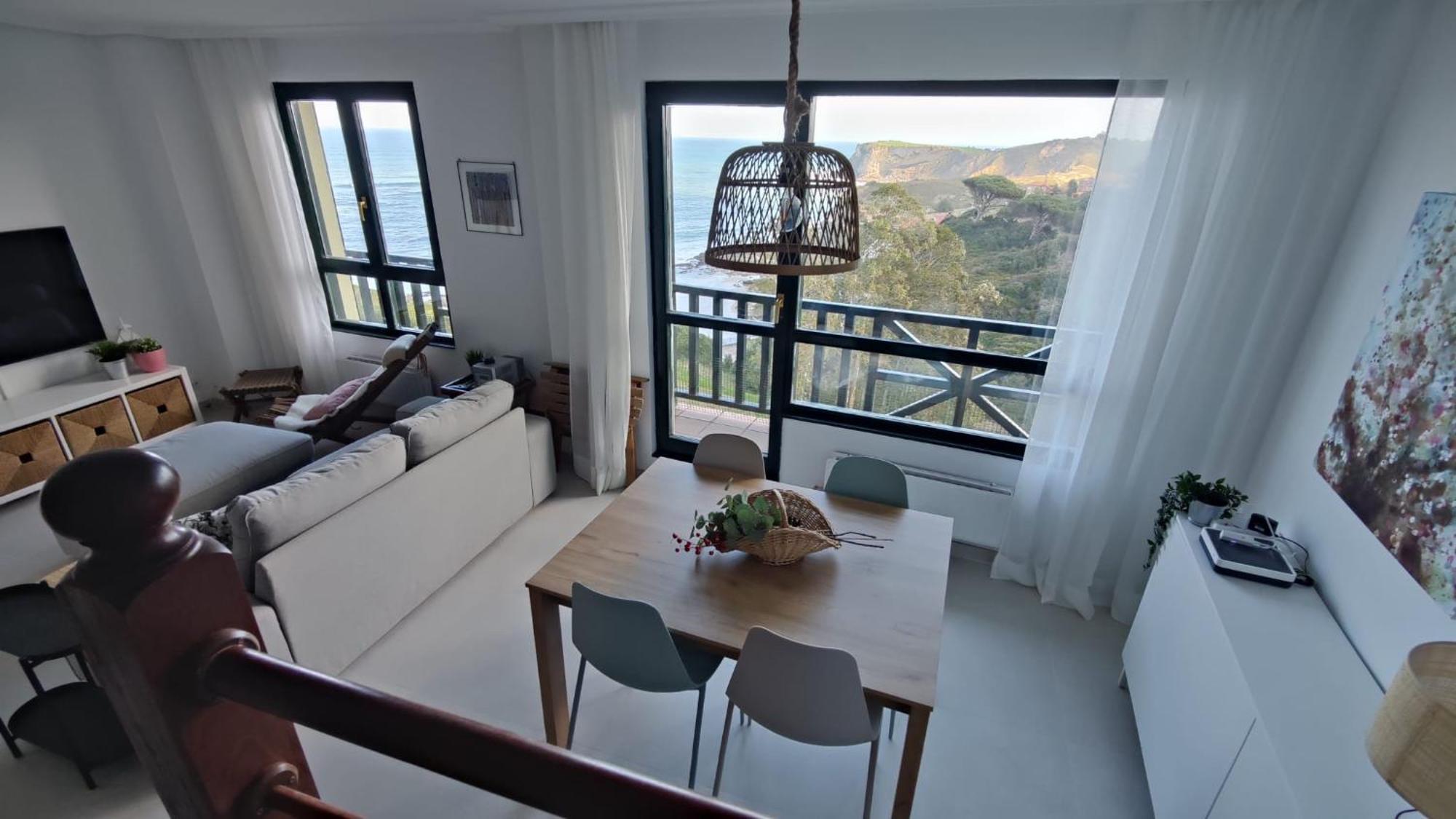 Ferienwohnung Bonito Duplex Con Vistas Al Mar Comillas Exterior foto